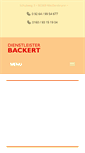 Mobile Screenshot of dienstleister-backert.de