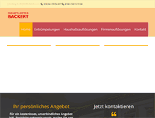 Tablet Screenshot of dienstleister-backert.de